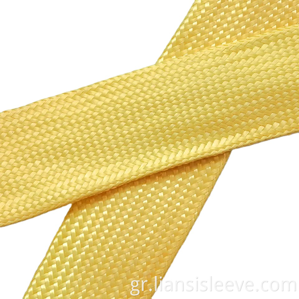 Custom Good Quality Chemical Resistance Excellent Dimensional Stability Kevlar Braided Sleeve5